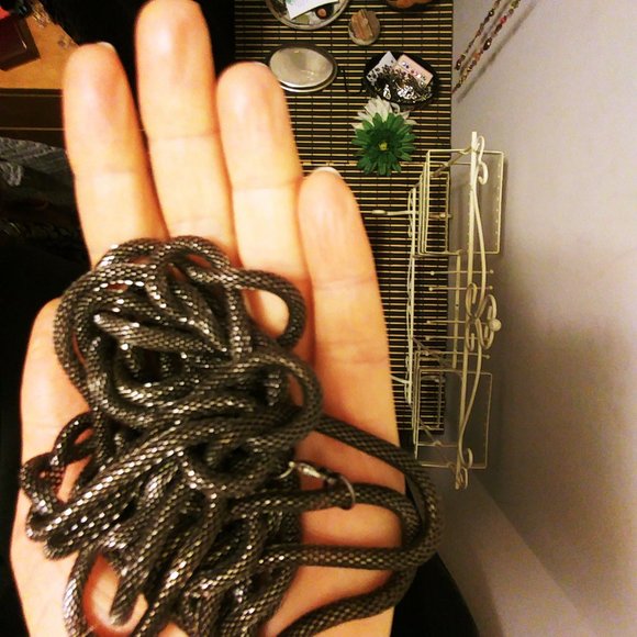 Knotted mesh rope chain - Picture 4 of 5